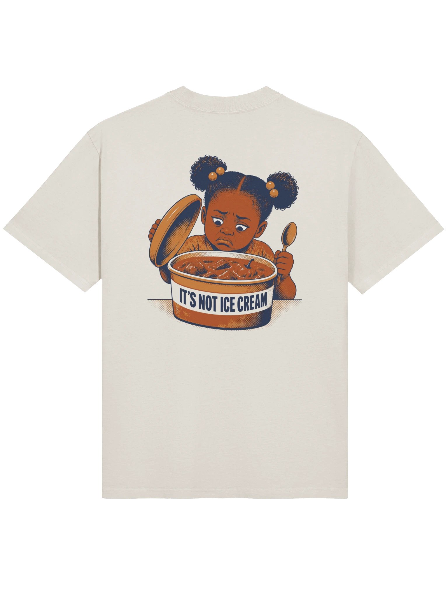 It's Not Ice Cream (Oversized faded tee) product image (3)