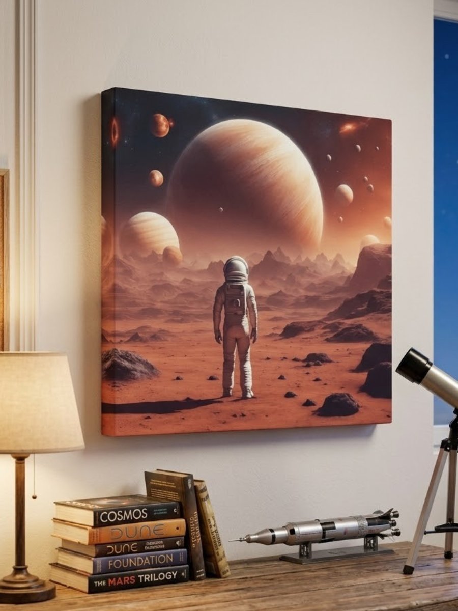 Astronaut On Alien Planet Wall Art product image (1)