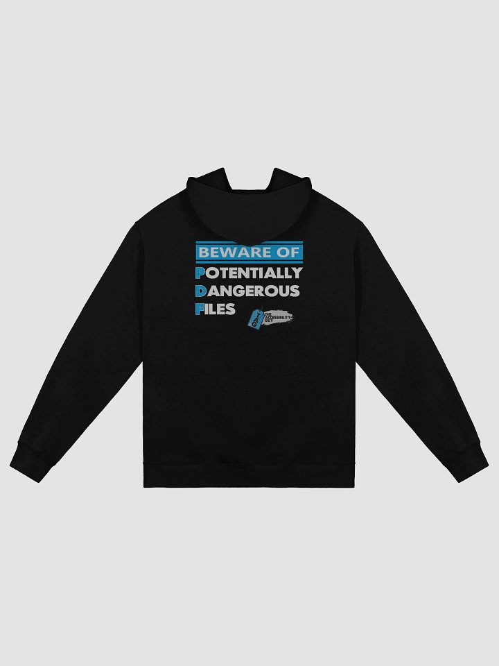 Beware of PDF Oversized Hoodie product image (1)