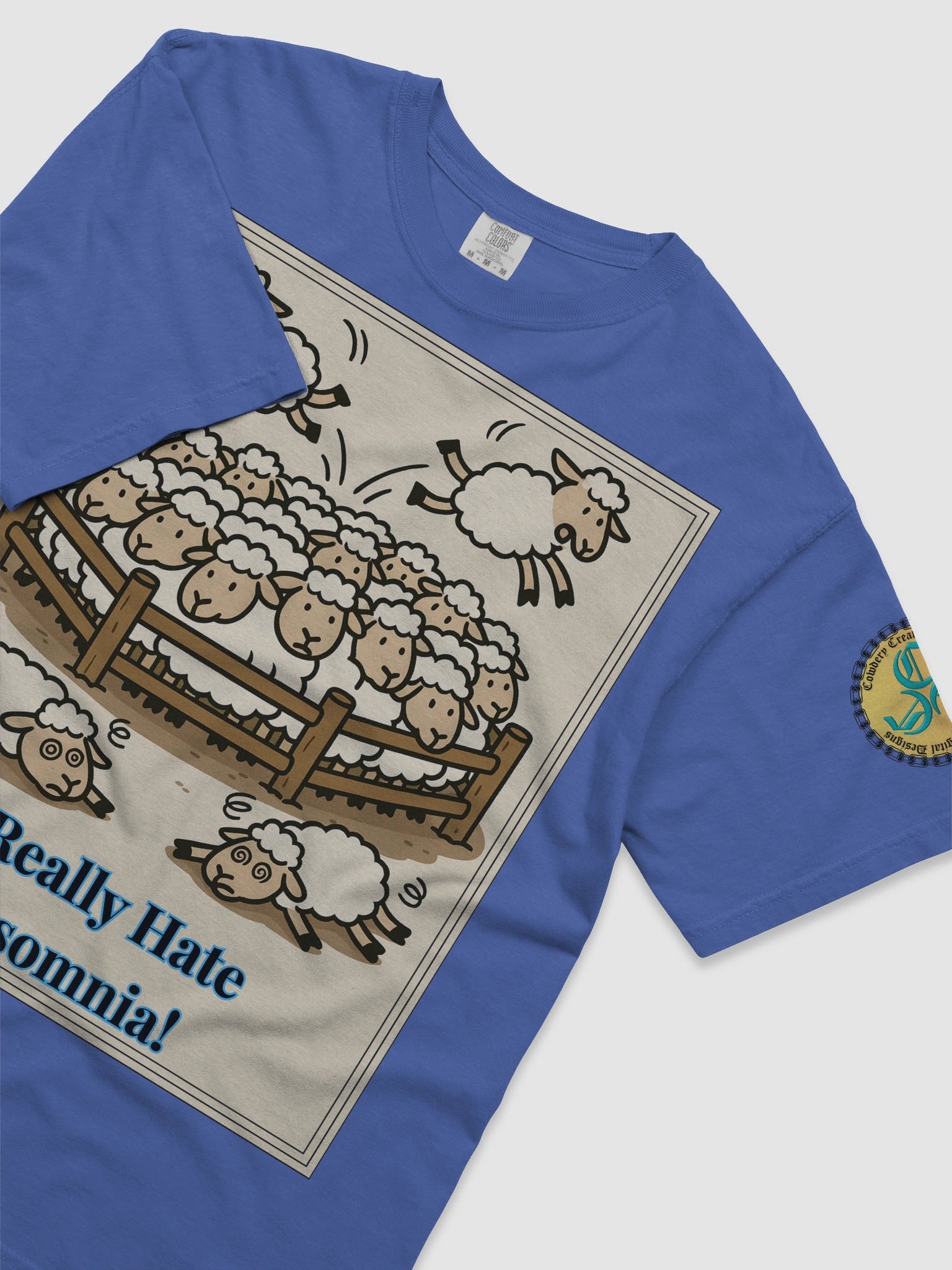 I Really Hate Insomnia (Both) Comfort Colors Garment-Dyed Heavyweight T-Shirt Colors (2) product image (47)