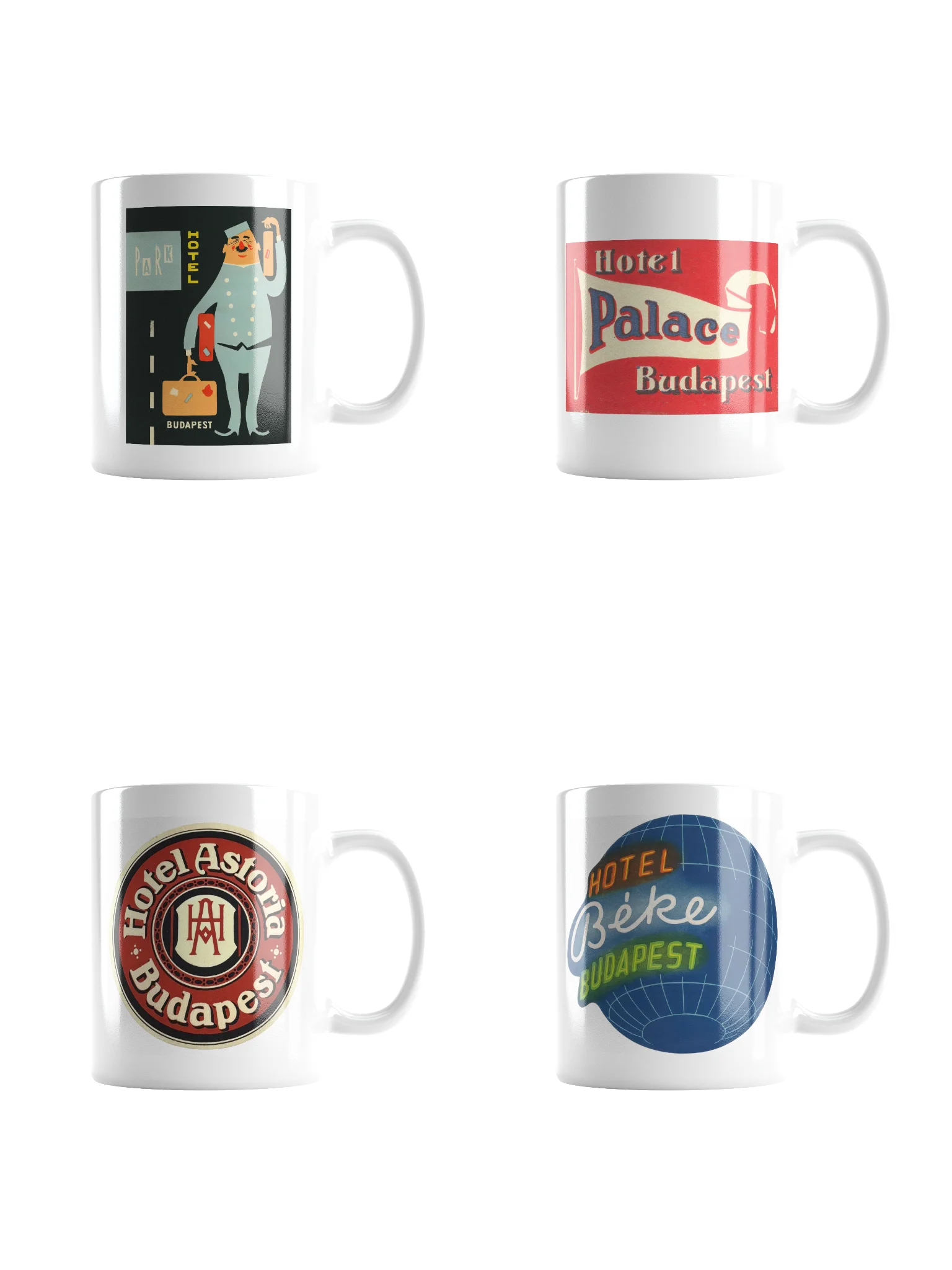 Budapest Hotel Mug Set product image (1)