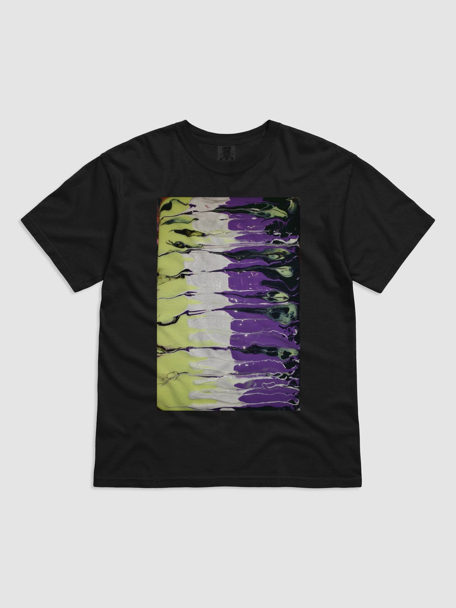 Pride Month Non Binary Flag Pouring art product image (4)