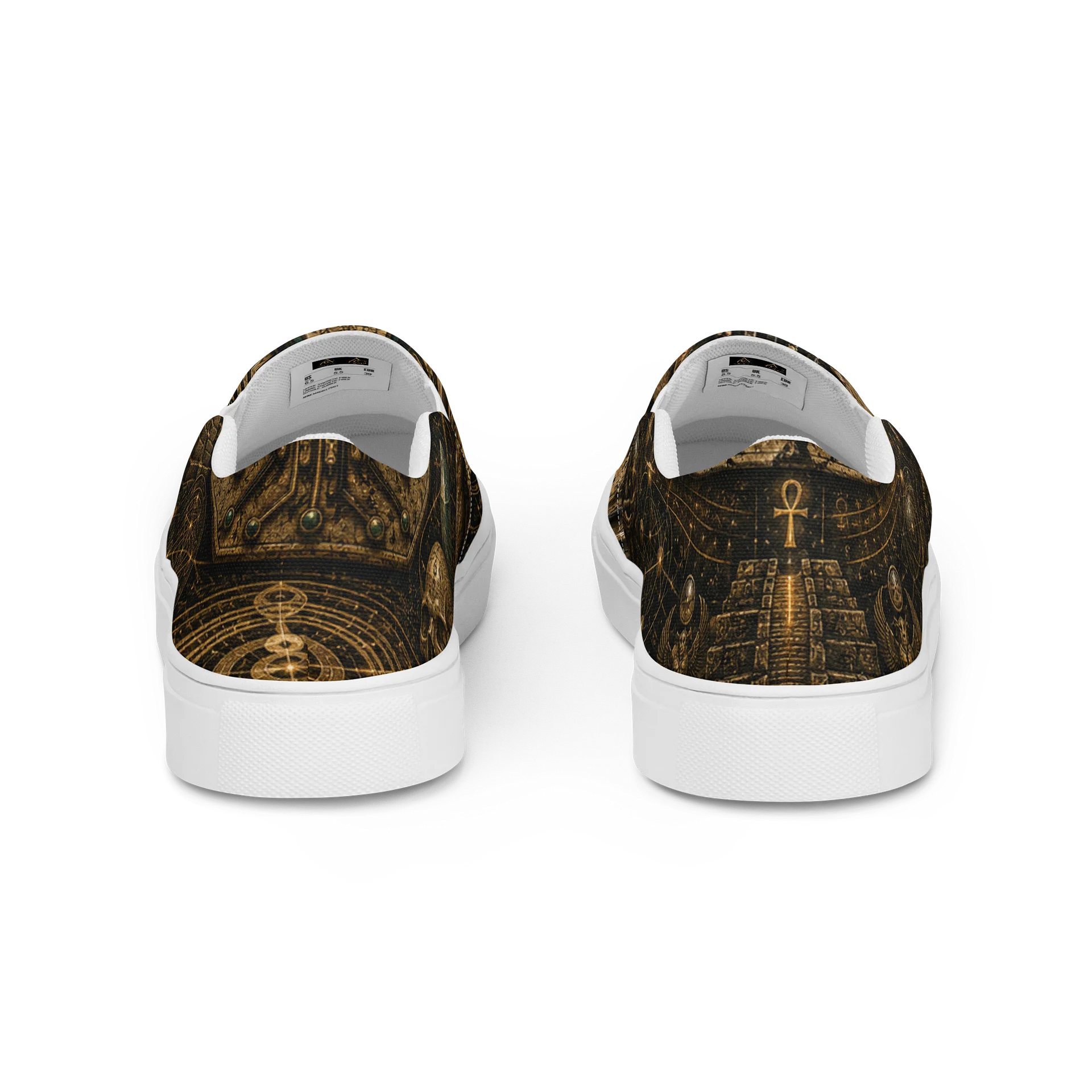 Womans Slip On Alpha and Omega Chiipped Shoe product image (4)