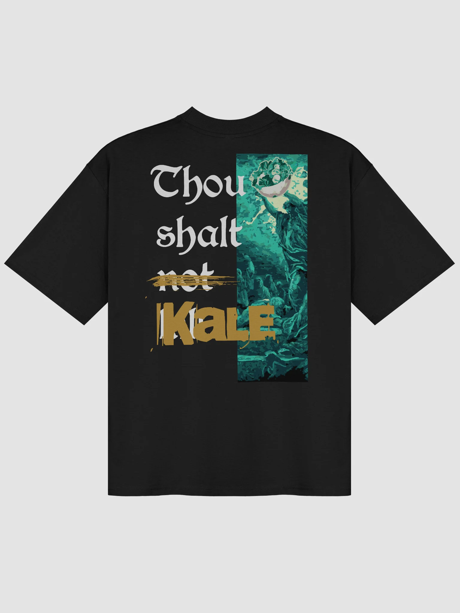 Thou Shalt Kale Oversized Tee product image (3)