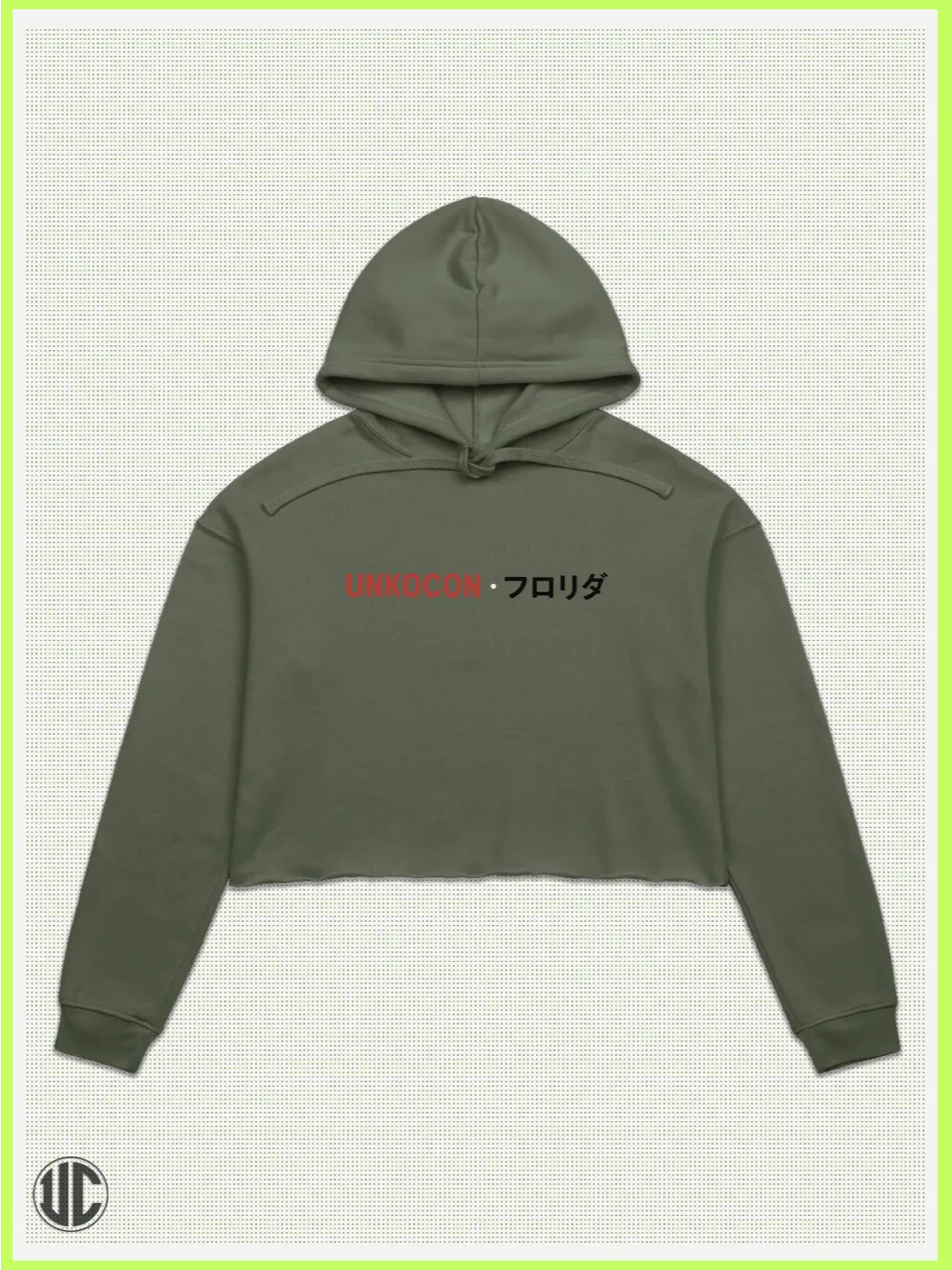 UnkoCon – Cocoa Beach FL Skater Crop Hoodie product image (2)