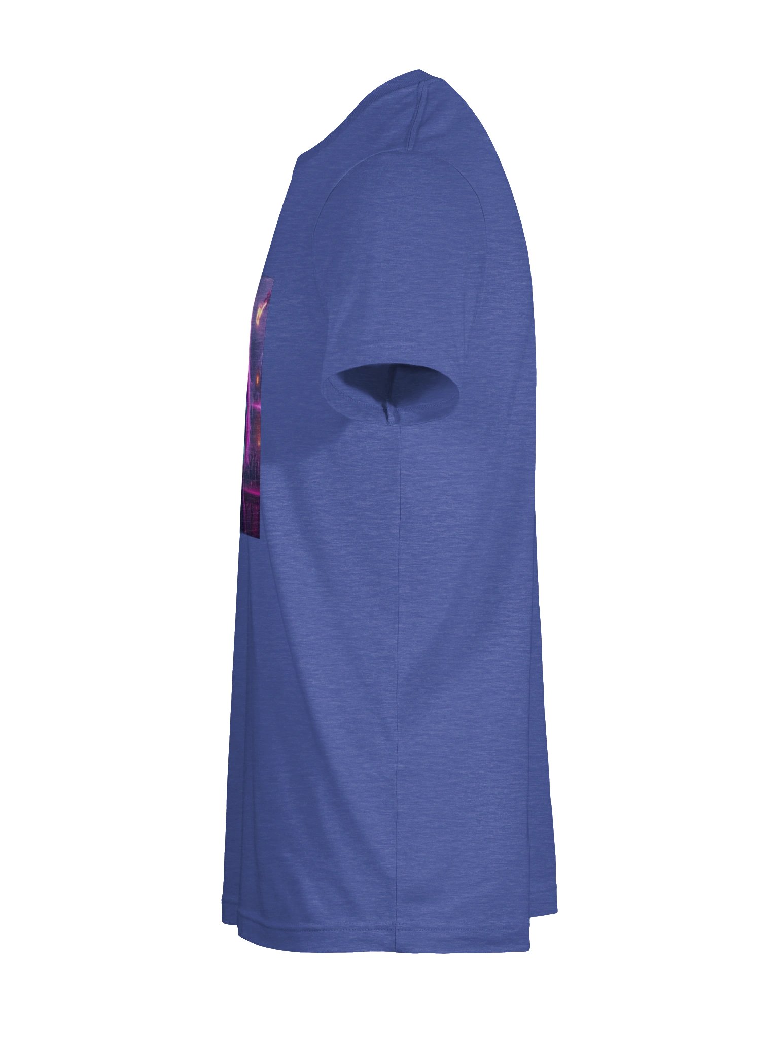 Deltasona Unisex Supersoft Cotton T-Shirt - Heather True Royal product image (9)