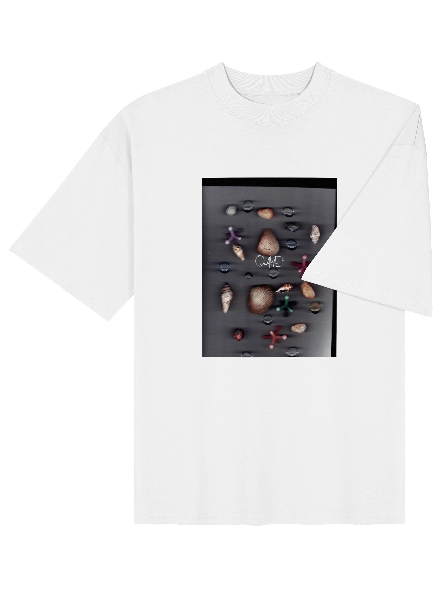 QWHYET Shellscape Shifted Oversized Tee product image (4)