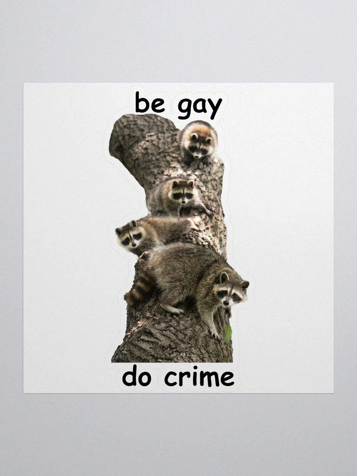 Be Gay Do Crime Sticker product image (1)