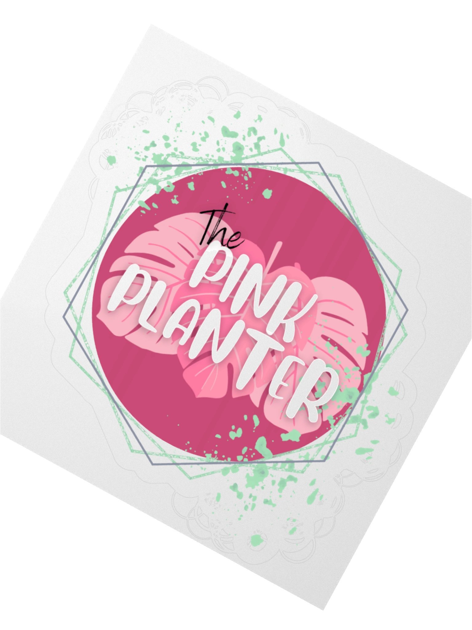 PinkPlanter Logo Sticker product image (4)