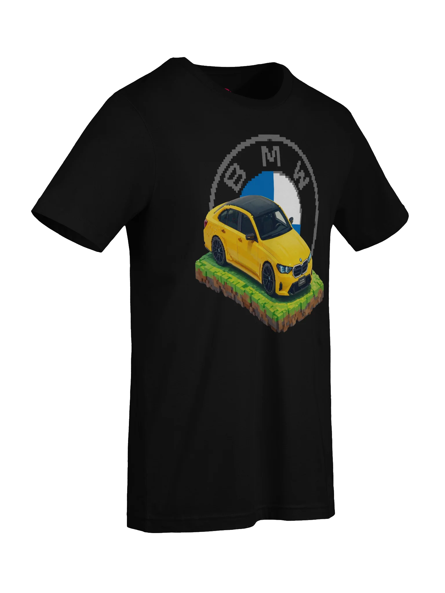 Speed Yellow BMW M5 Shirt (Pixel, Retro, Minecraft) product image (77)