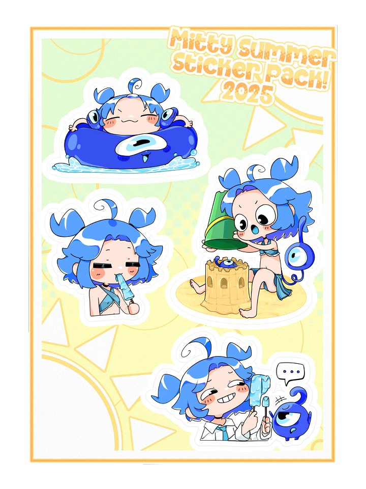 Summertime 2025 Set #1 - Sticker Sheet product image (1)