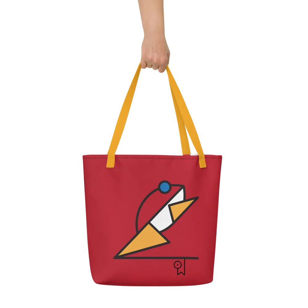 Bau Frog Icon / MO Tote Bag / Red product image (6)
