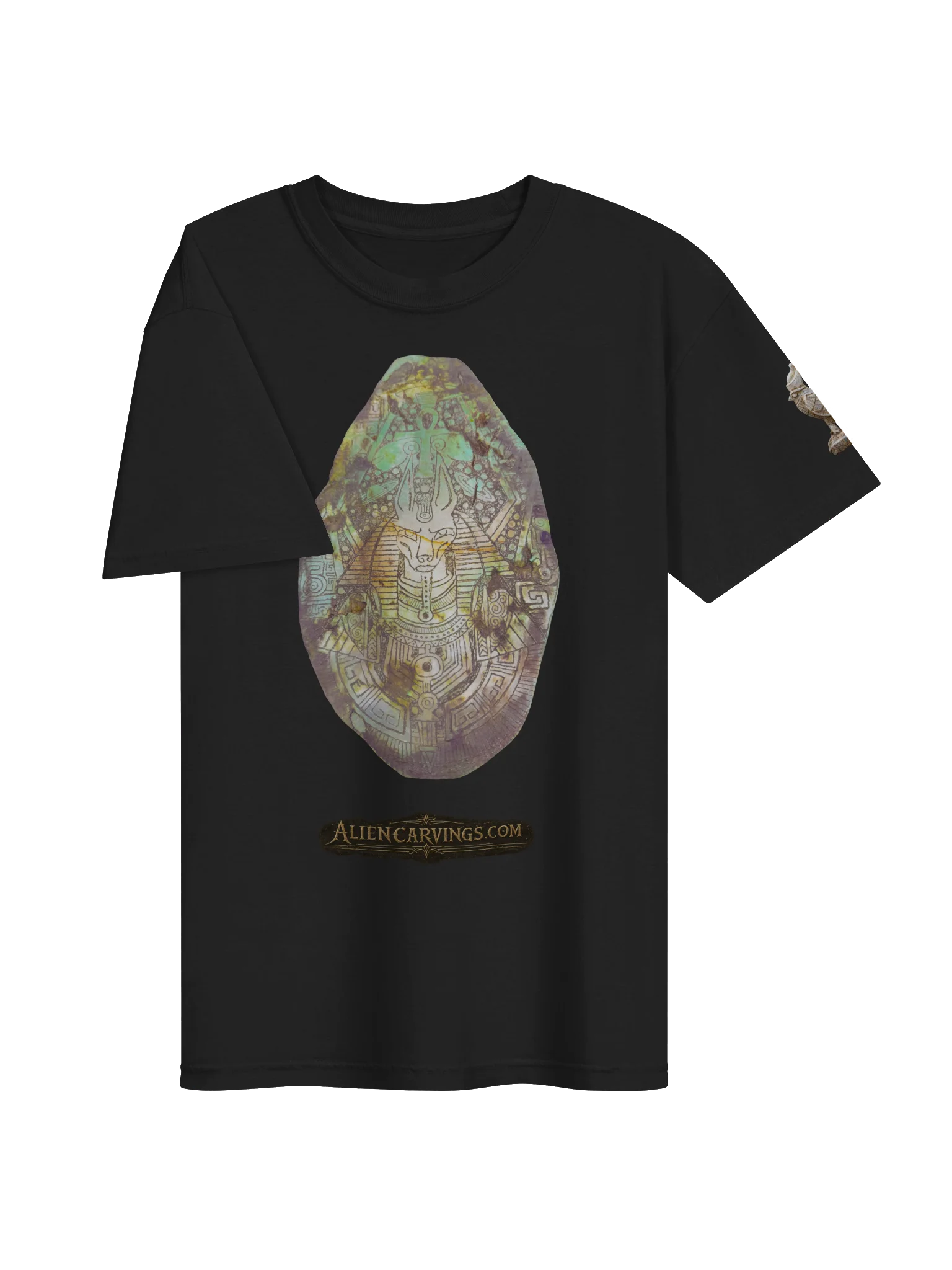 Chalcedony Anubis Aliencarings.com T-Shirt product image (3)