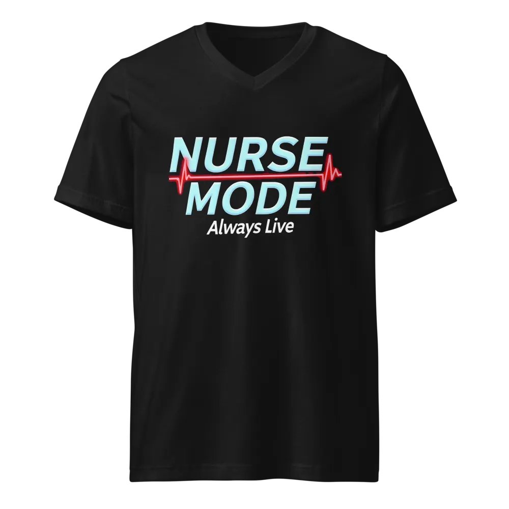 NURSE MODE Always Live V-Neck Tee product image (1)
