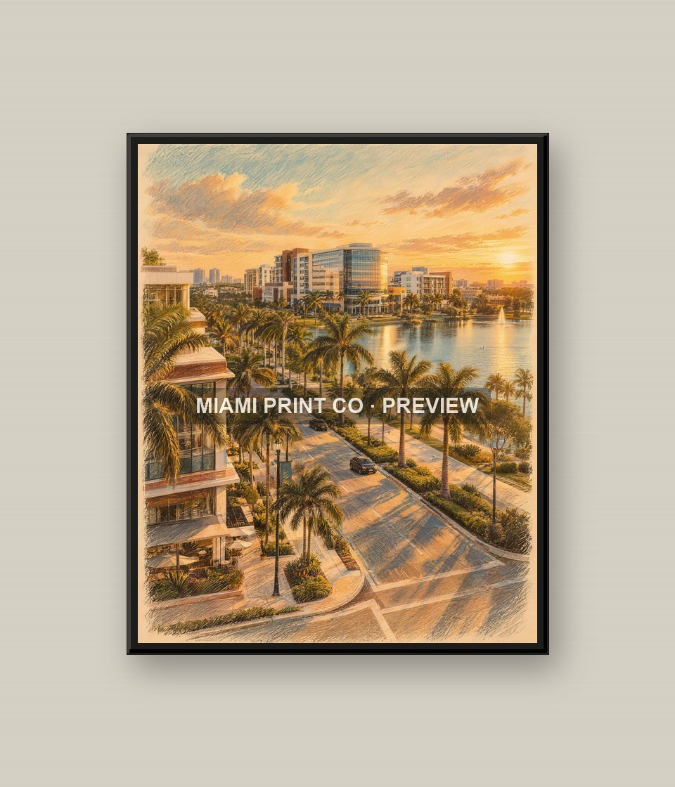 Doral | Framed Art Print product image (1)