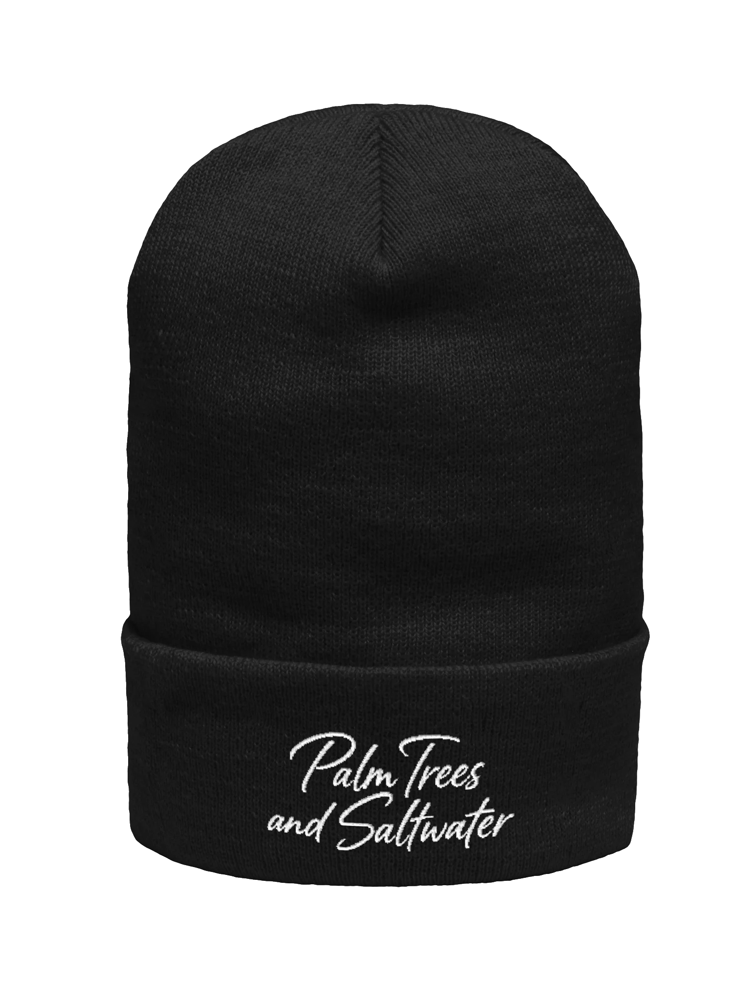 Palm Trees and Saltwater Script Beanie product image (3)