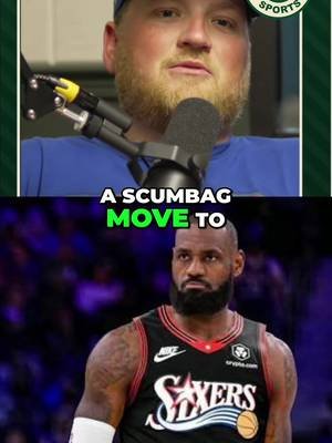 LeBron should have gone to Cleveland. It was a scumbag move going to Philly. He doesn't even want to live in Philly. This is a joke. #NBA #LeBron #Sixers 