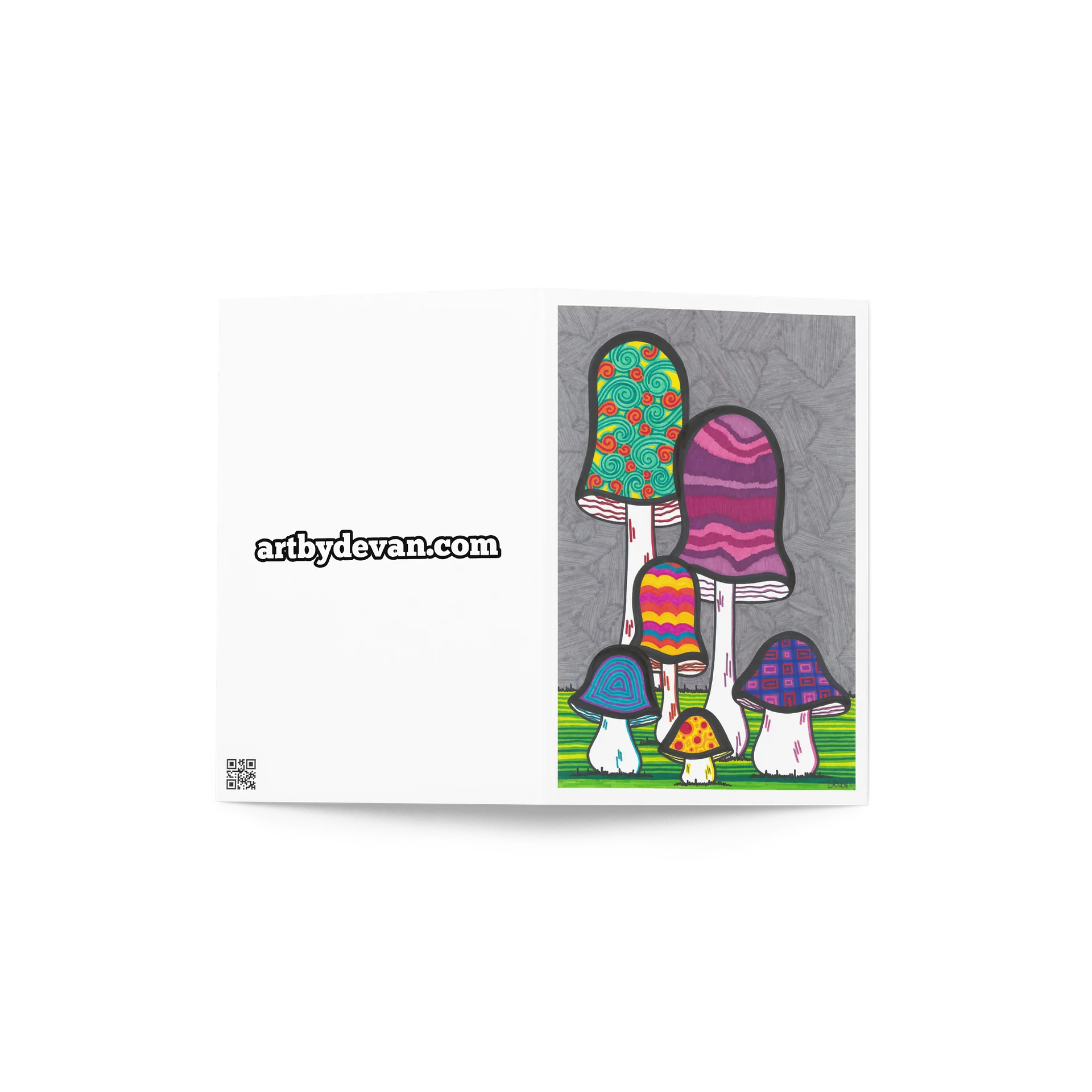 Art Card: Funky Mushrooms product image (2)
