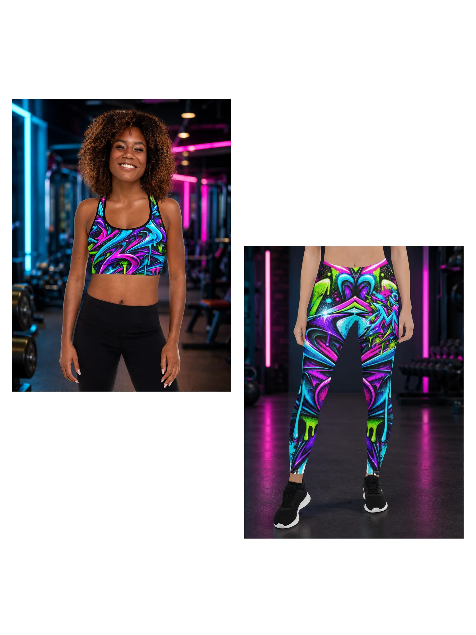 MMD Neon Chaos Outfit Set product image (2)
