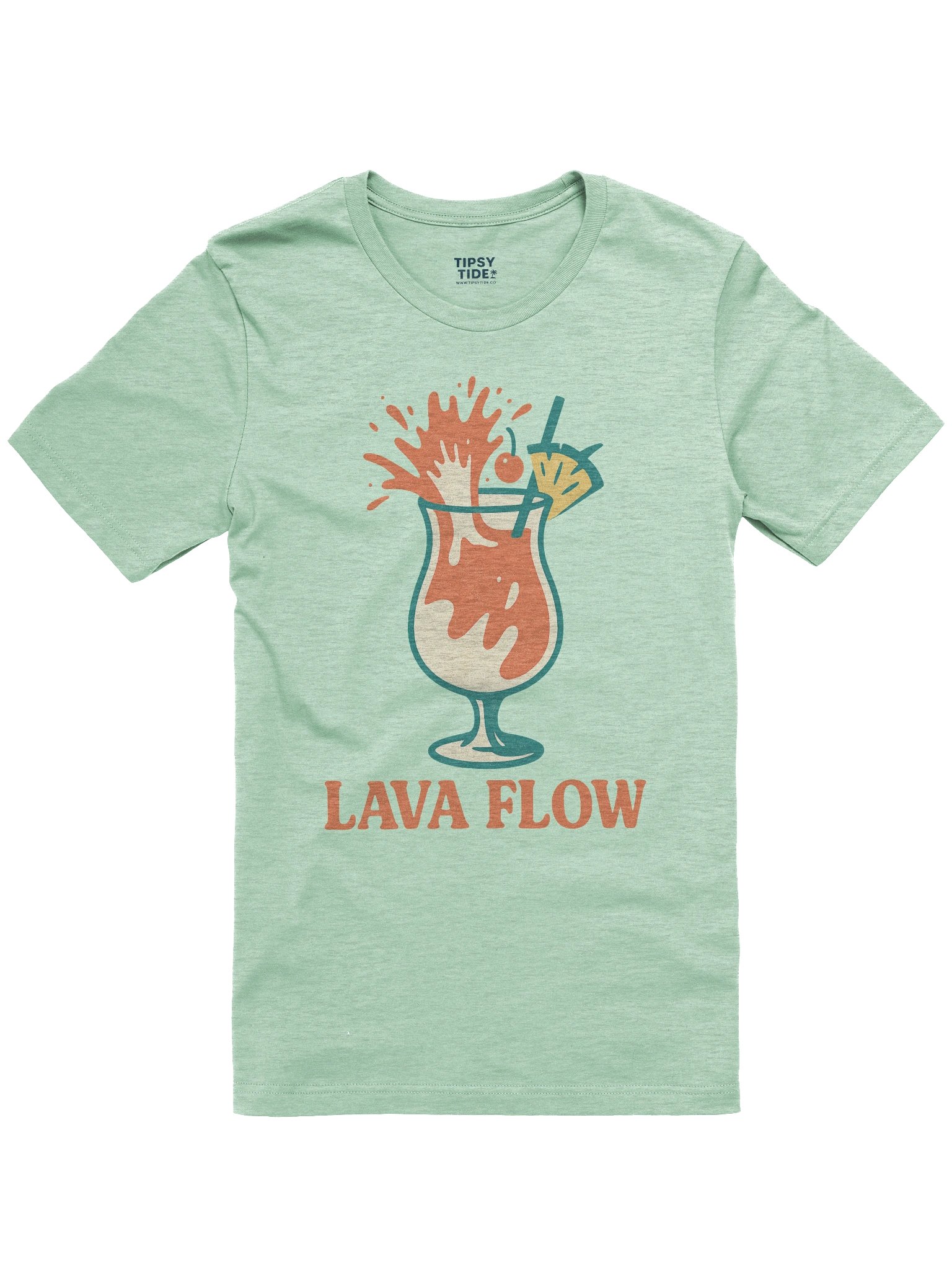 Lava Flow Cocktail Glass T-Shirt product image (4)