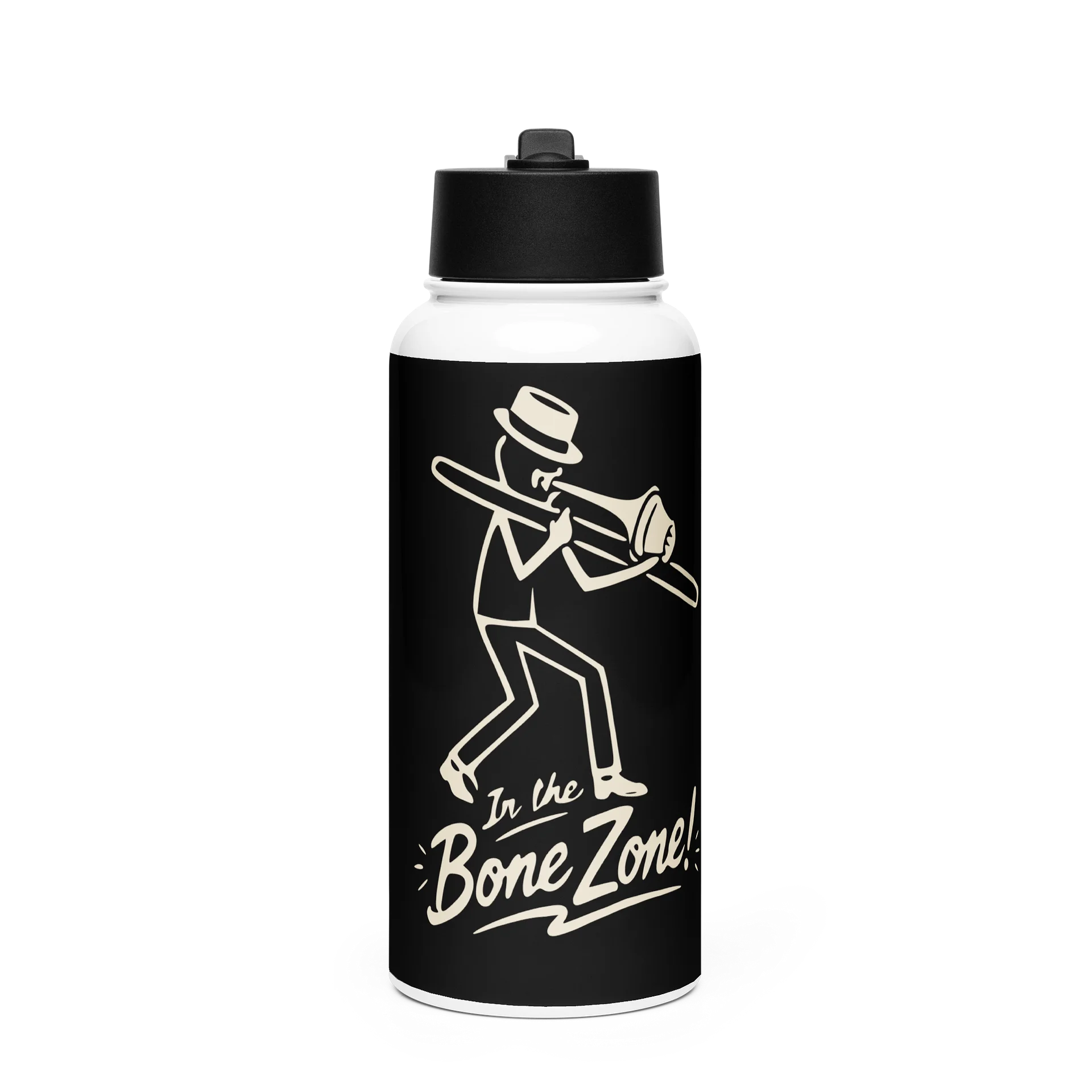 In the Bone Zone Straw Lid Water Bottle product image (1)