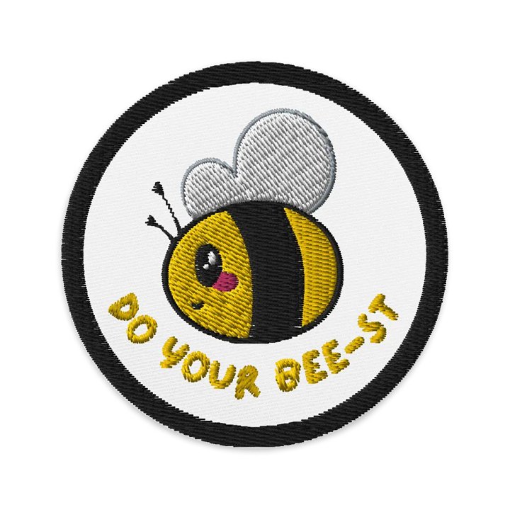 motivational bee patch product image (1)
