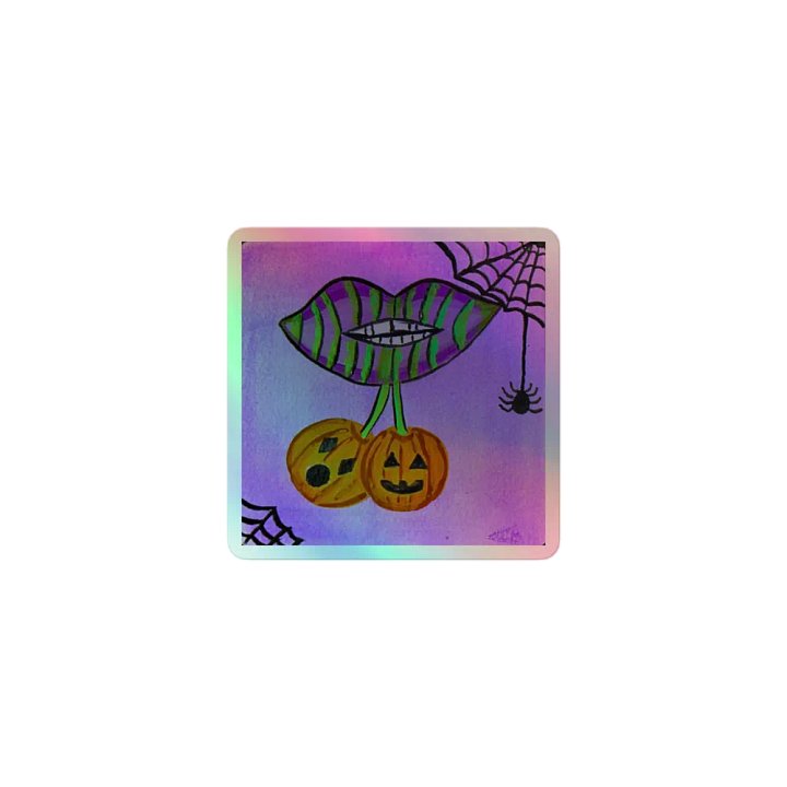 Holo-Haunt Kiss Sticker product image (1)