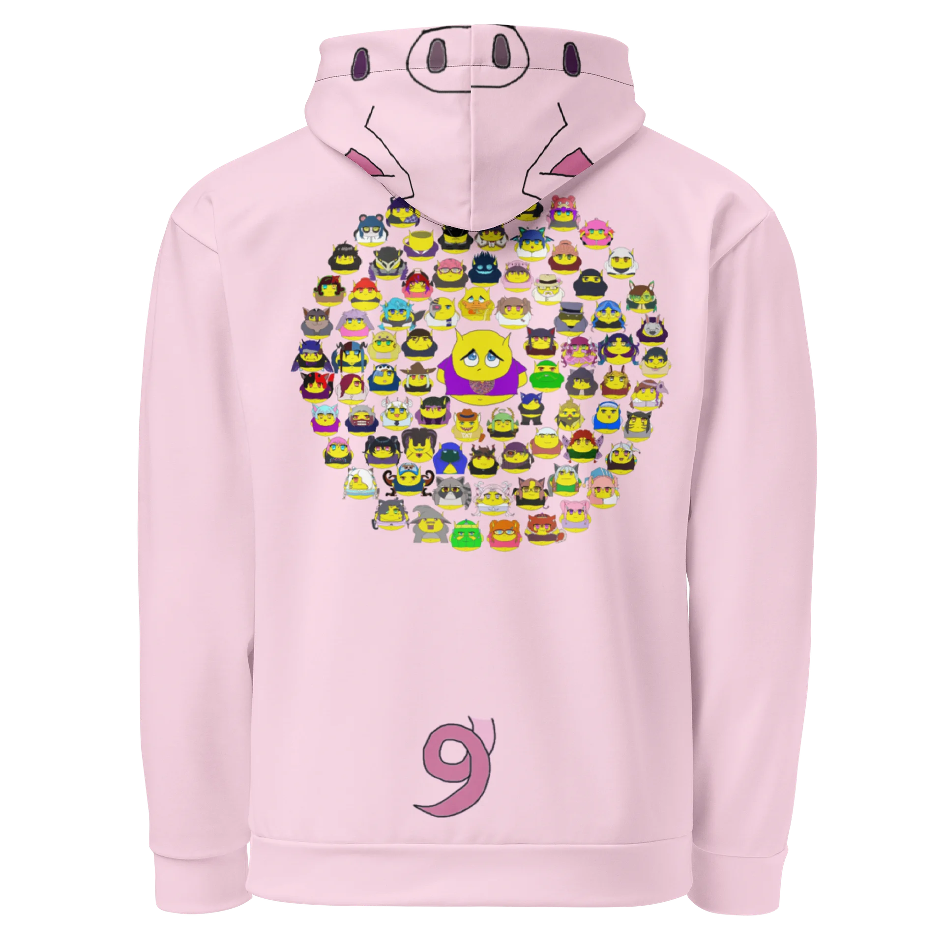 Mr. Ham cued pullover hoodie product image (3)