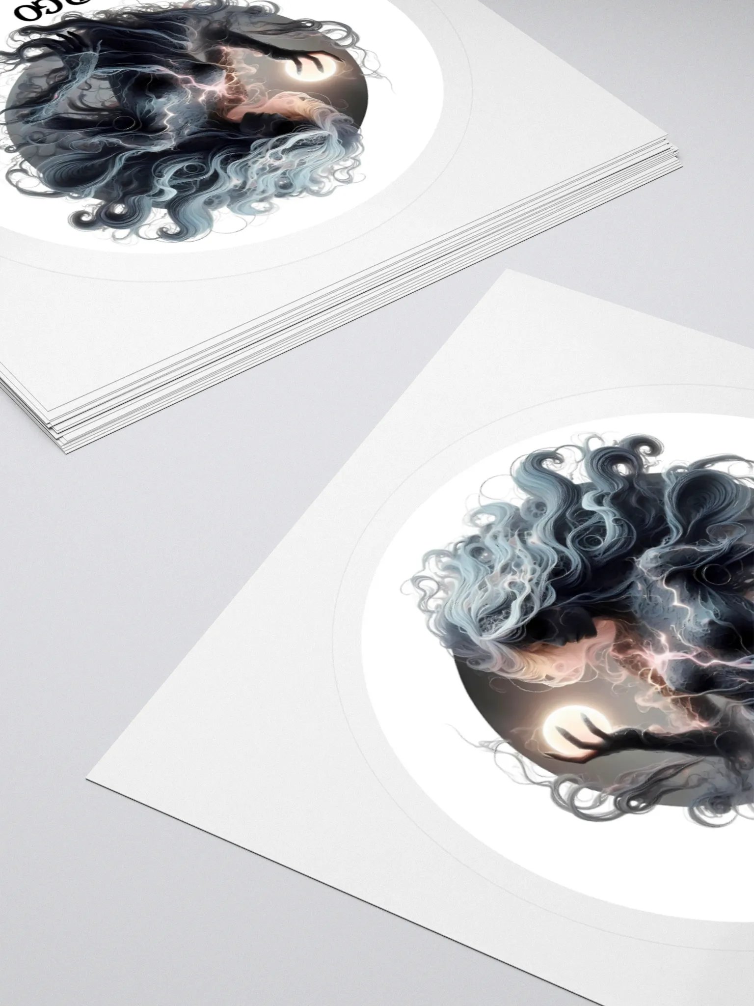 Mythical Virgo Zodiac Round Sticker product image (10)