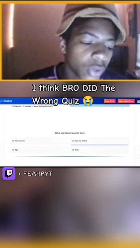 Bro did the wrong quiz 😅 • #fea4ryt