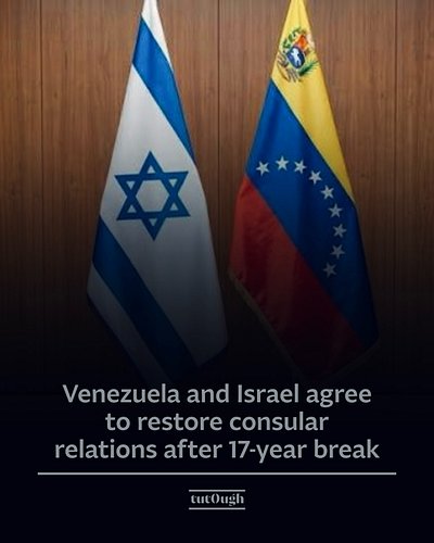 🇻🇪🇮🇱Venezuela and Israel have agreed to restore consular relations, marking a significant shift in bilateral engagement after...