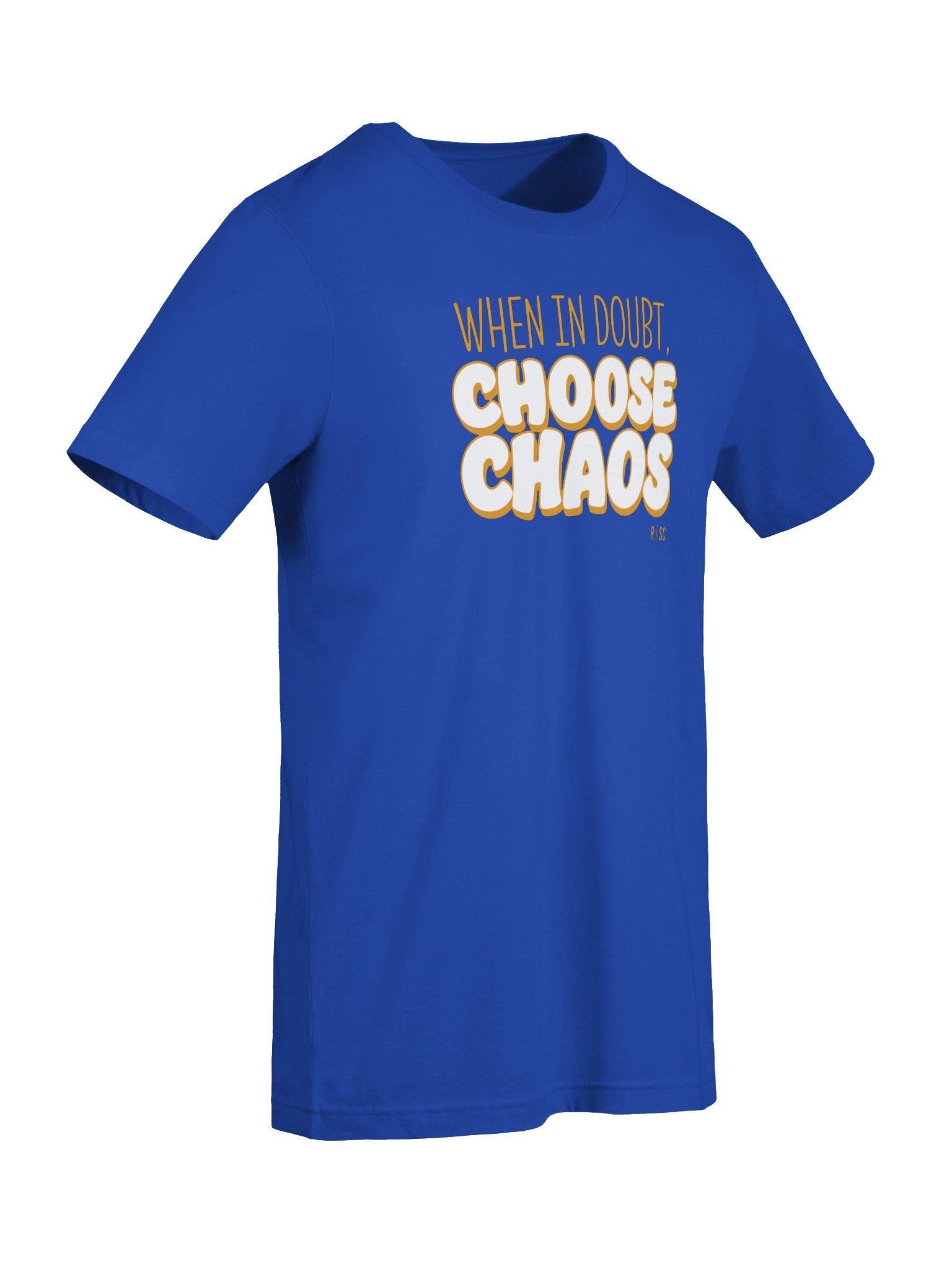 When in Doubt Choose Chaos T-shirt (Orange) product image (87)