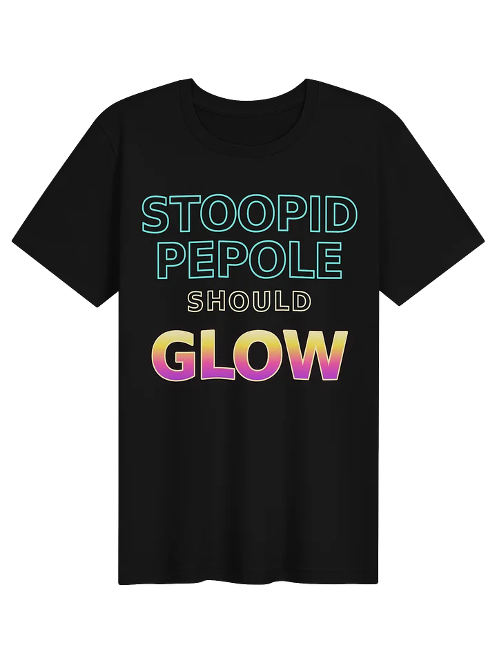 Stoopid Pepole Should Glow (Black/Navy) product image (1)
