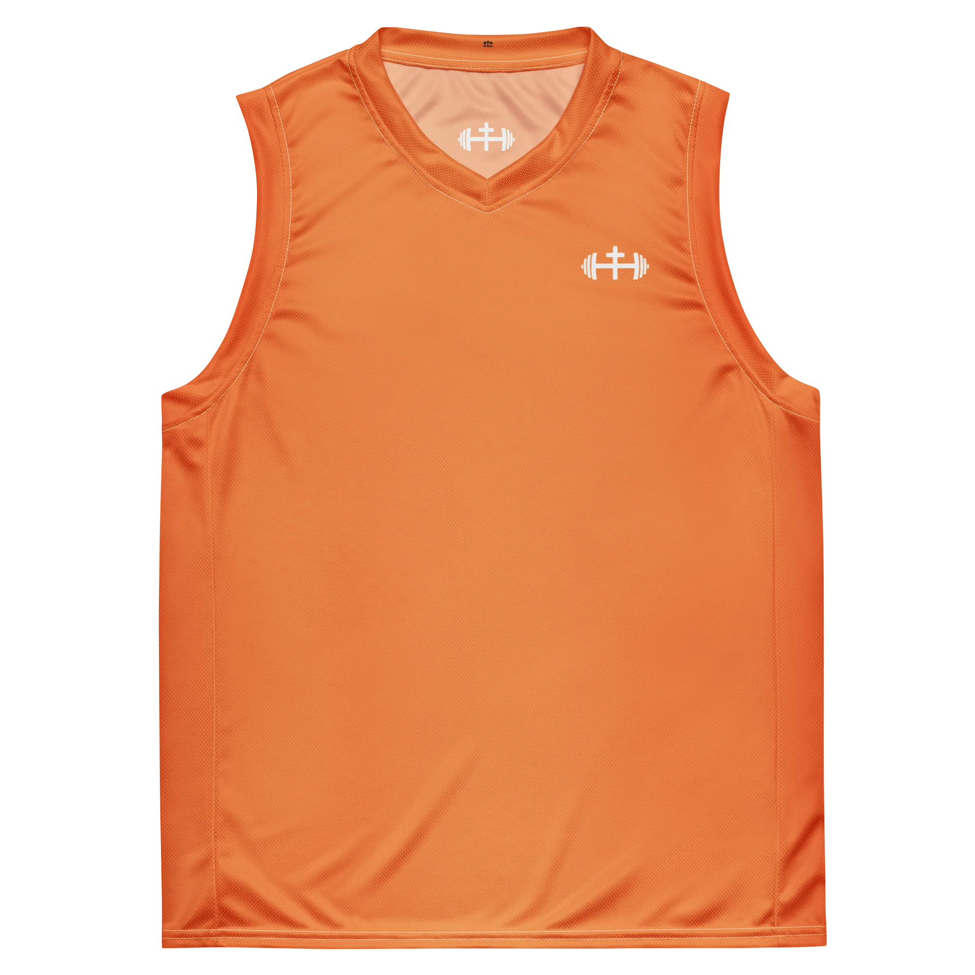 His House Performance V-Neck Muscle Tank - Orange product image (3)