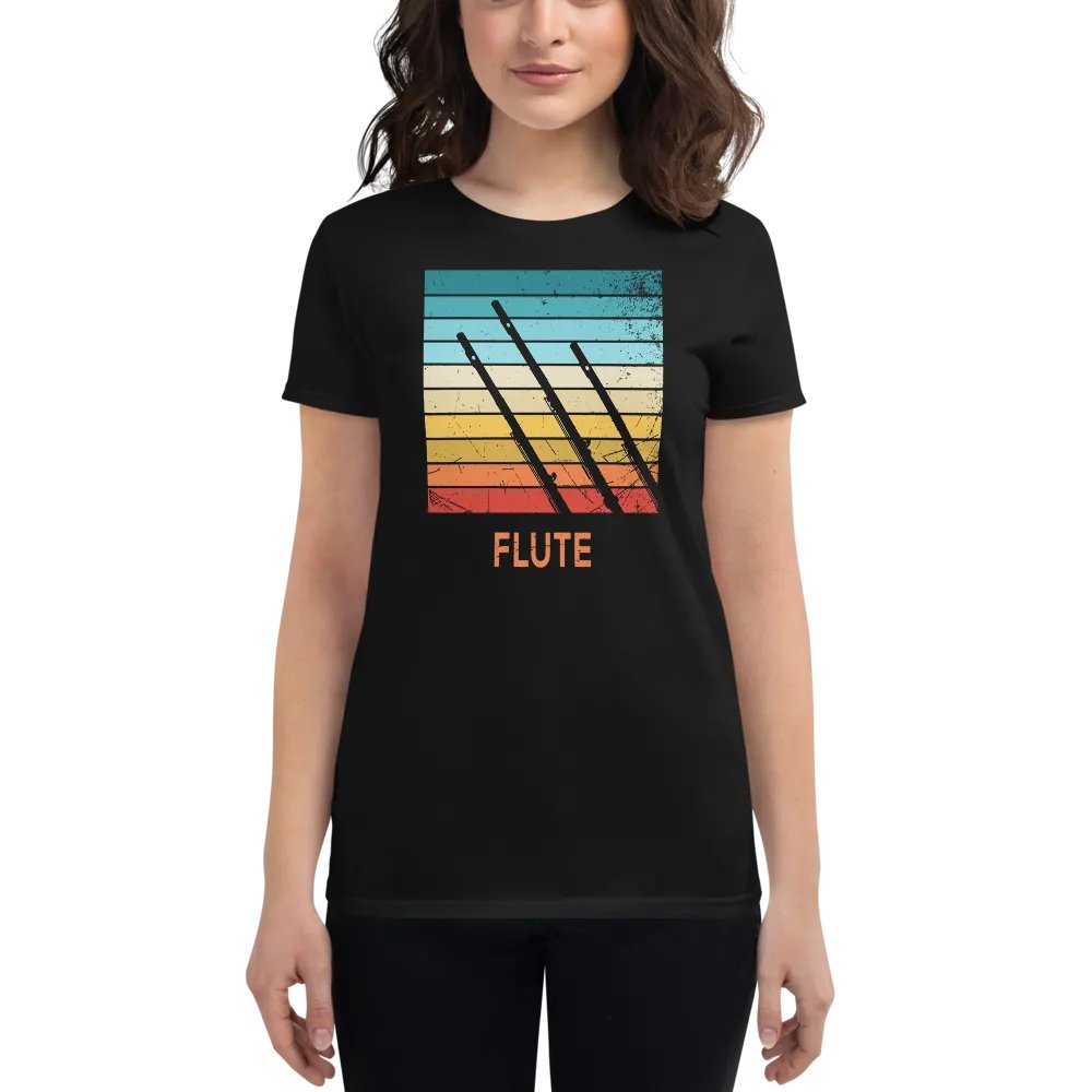 Retro Abstract Flute - Gildan Women's Fit - Kay product image (2)