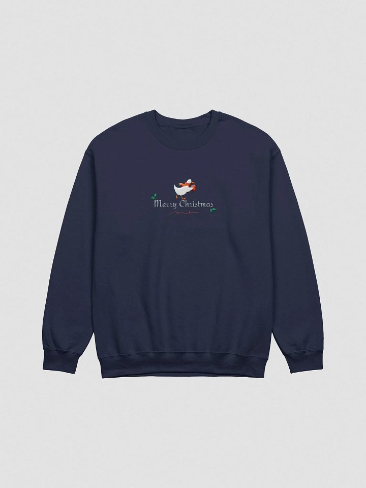 Festive Merry Christmas Duck Embroidery Sweatshirt product image (1)