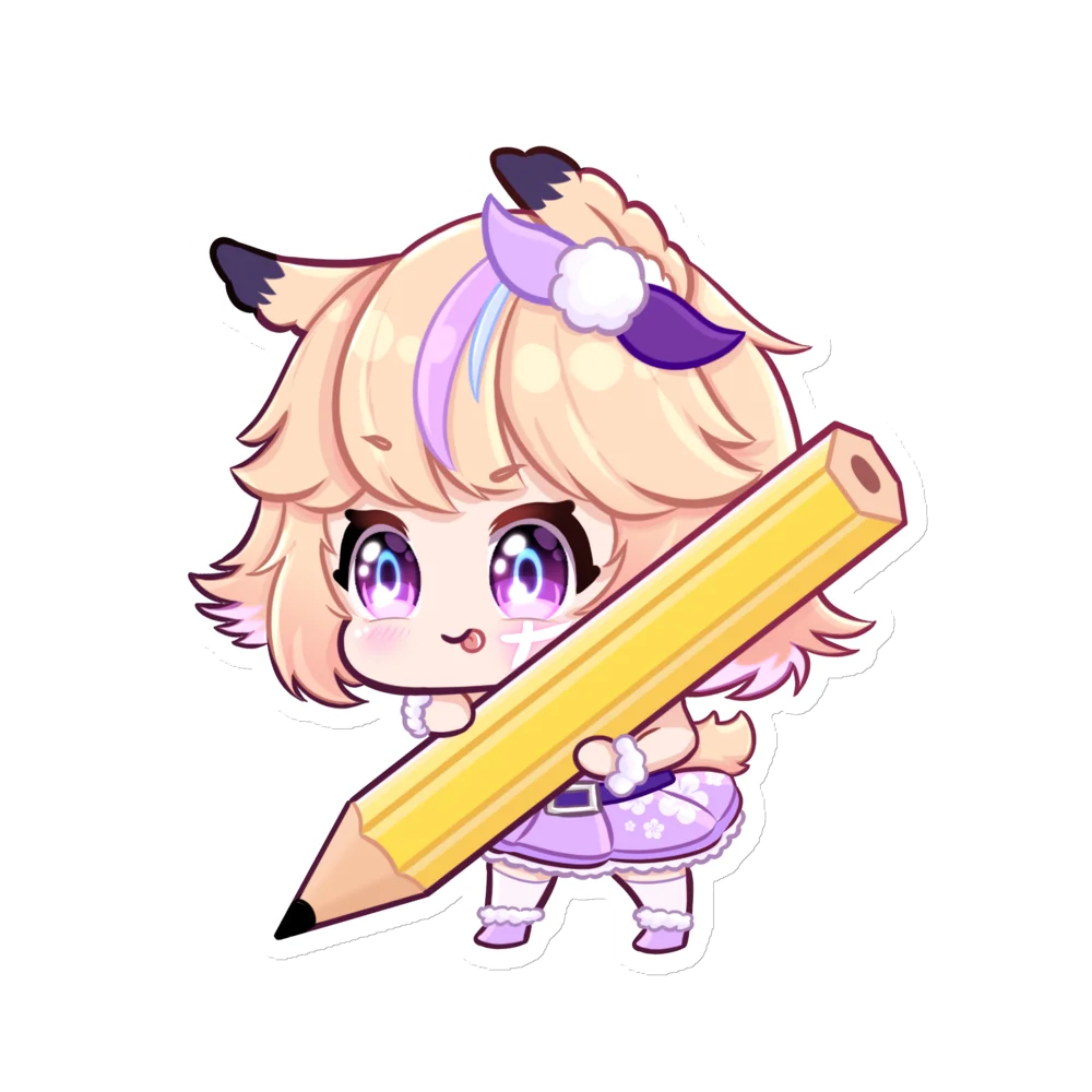 Artsy Chibi Alpaca Magnet product image (2)