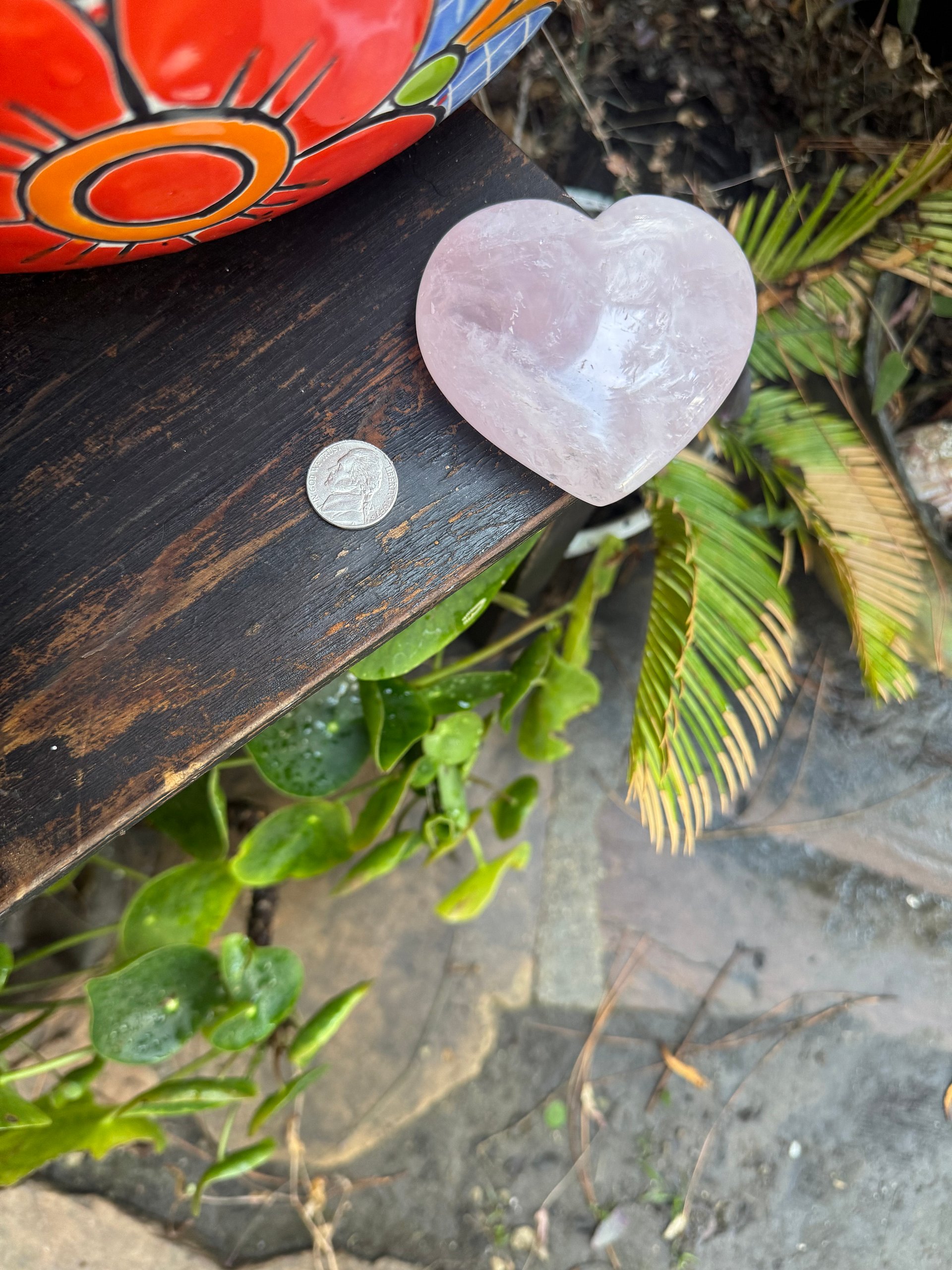 Heart-Shaped Rose Quartz — 7 oz! product image (3)