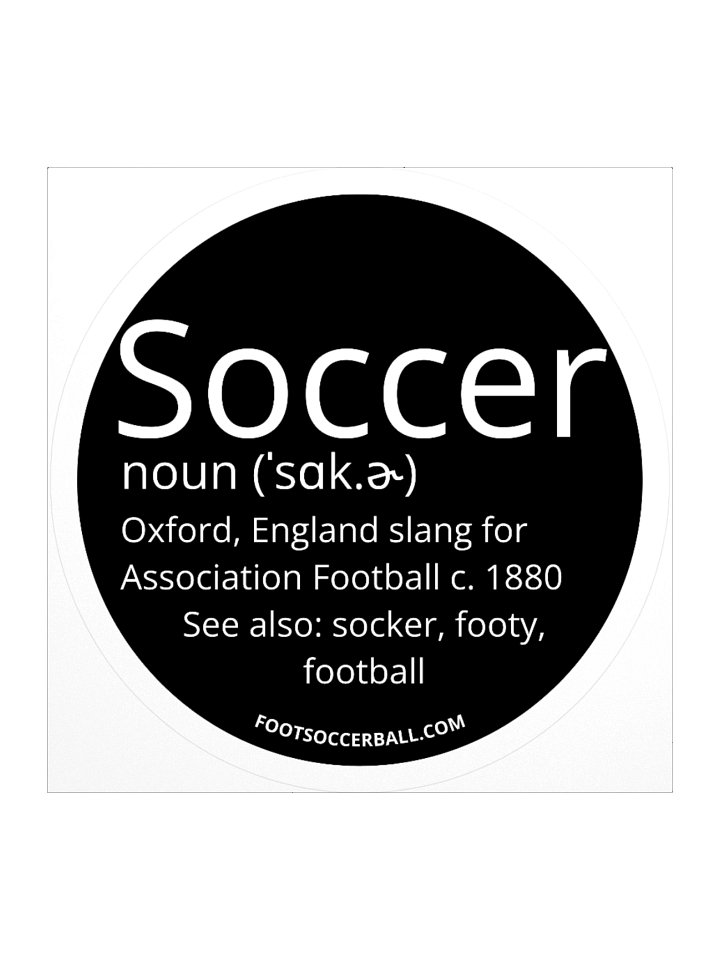 Soccer Definition sticker product image (1)