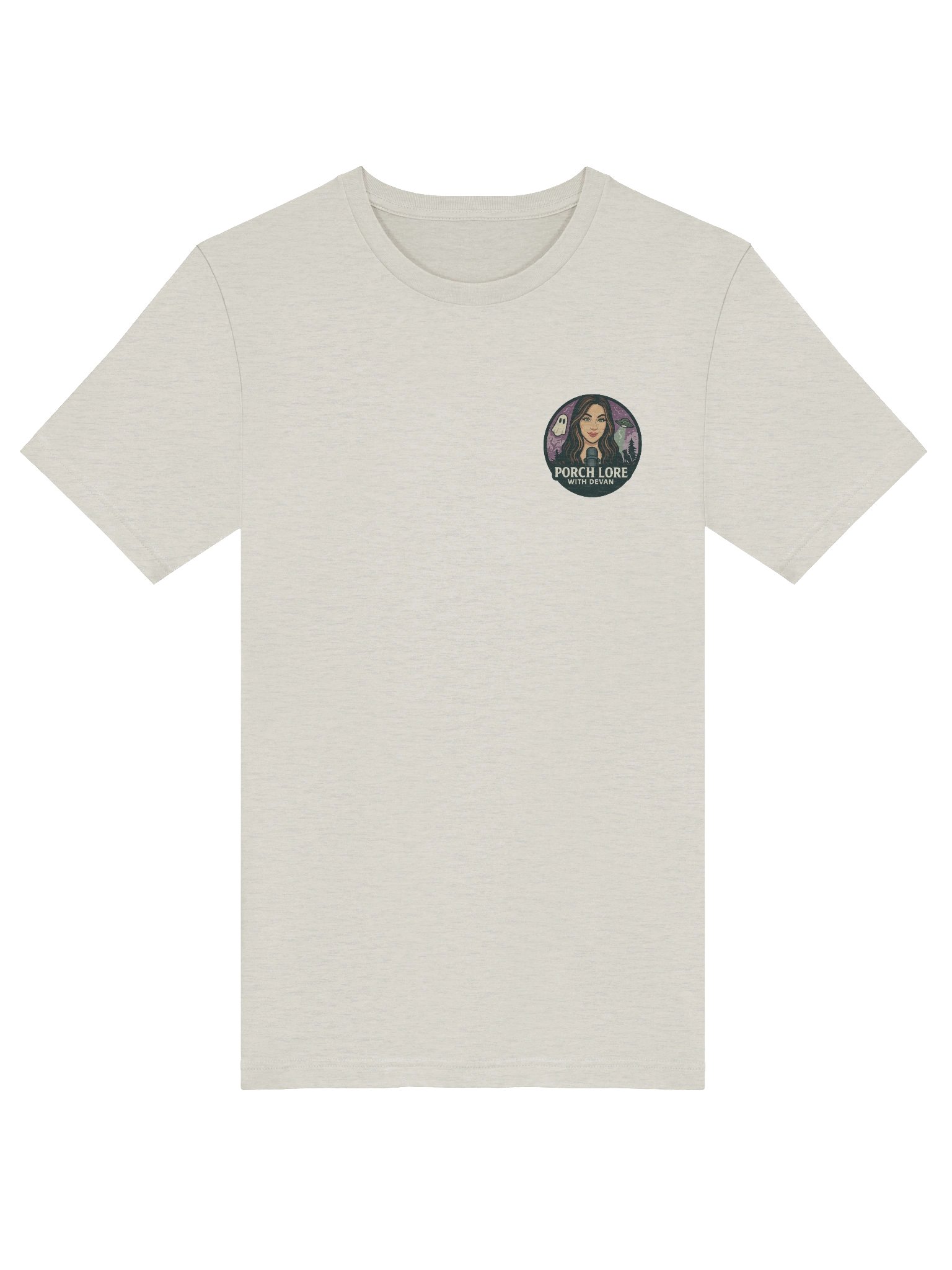 CRYPTID MOON W/ FRONT LOGO SUPER SOFT T-SHIRT (HEATHERED COLORS PT.2) product image (5)