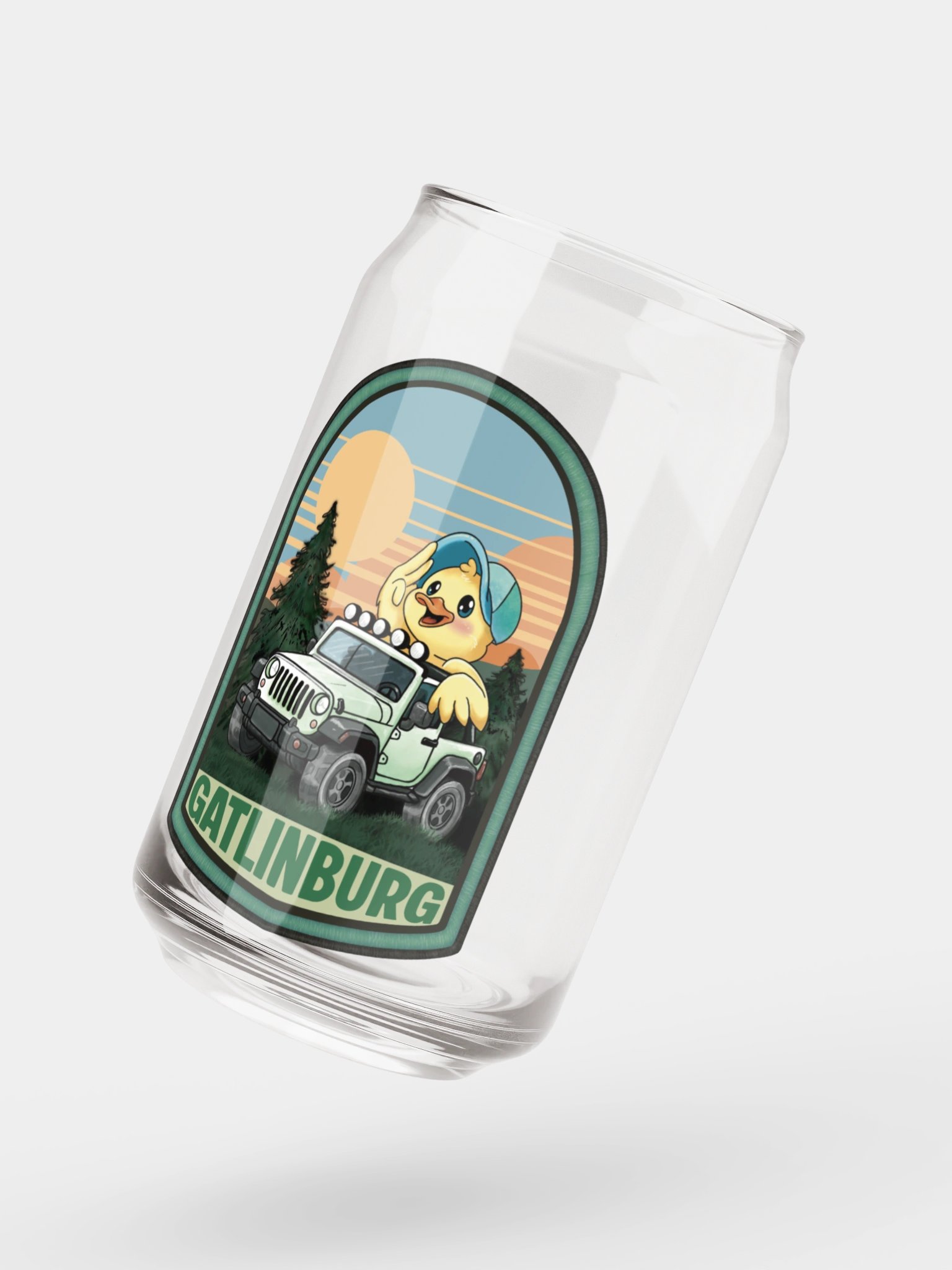 Gatlinburg Jeep Invasion Duck Glass — Event Edition product image (4)