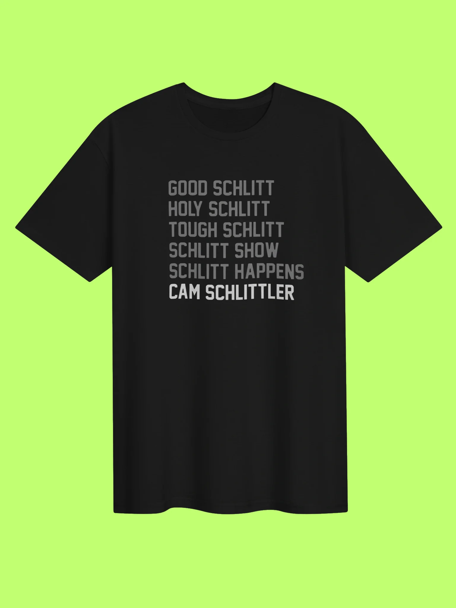 Cam Schlittler Schlitt List Good Schlitt Holy Schlittler Shirt product image (151)