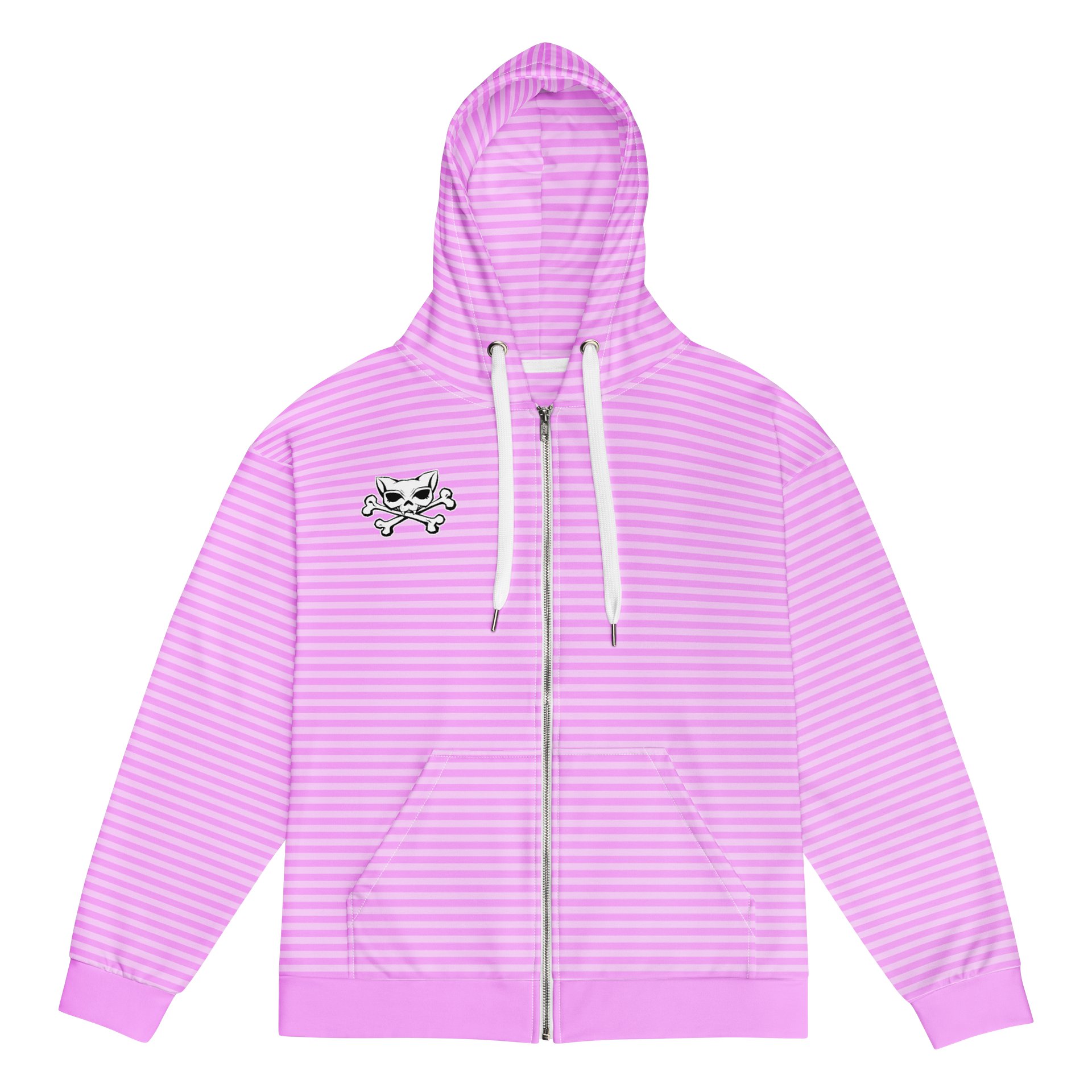 Light Pink Stripped Hoodie product image (1)