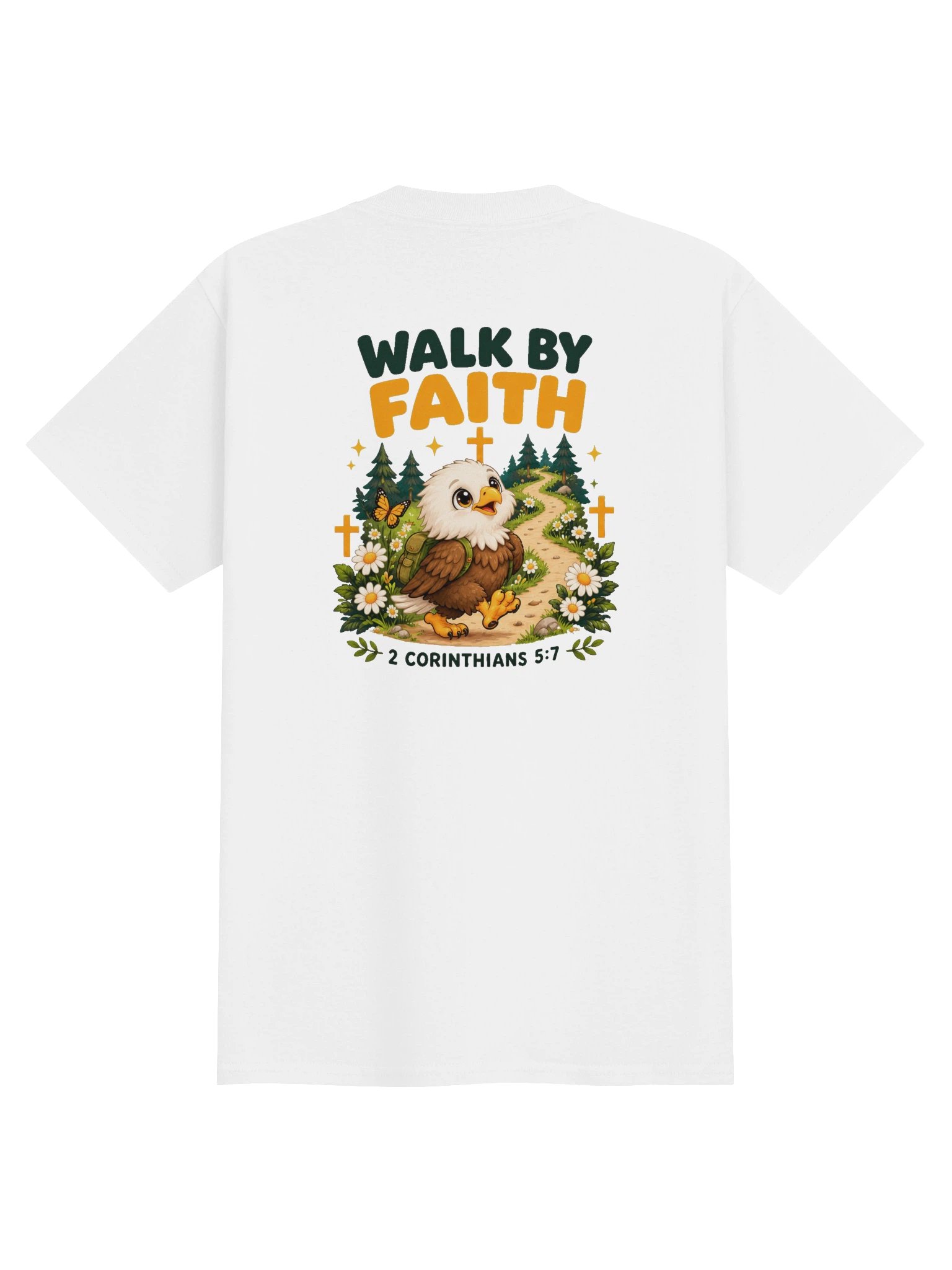 Walk by Faith Youth T-Shirt — 2 Corinthians 5:7 product image (2)