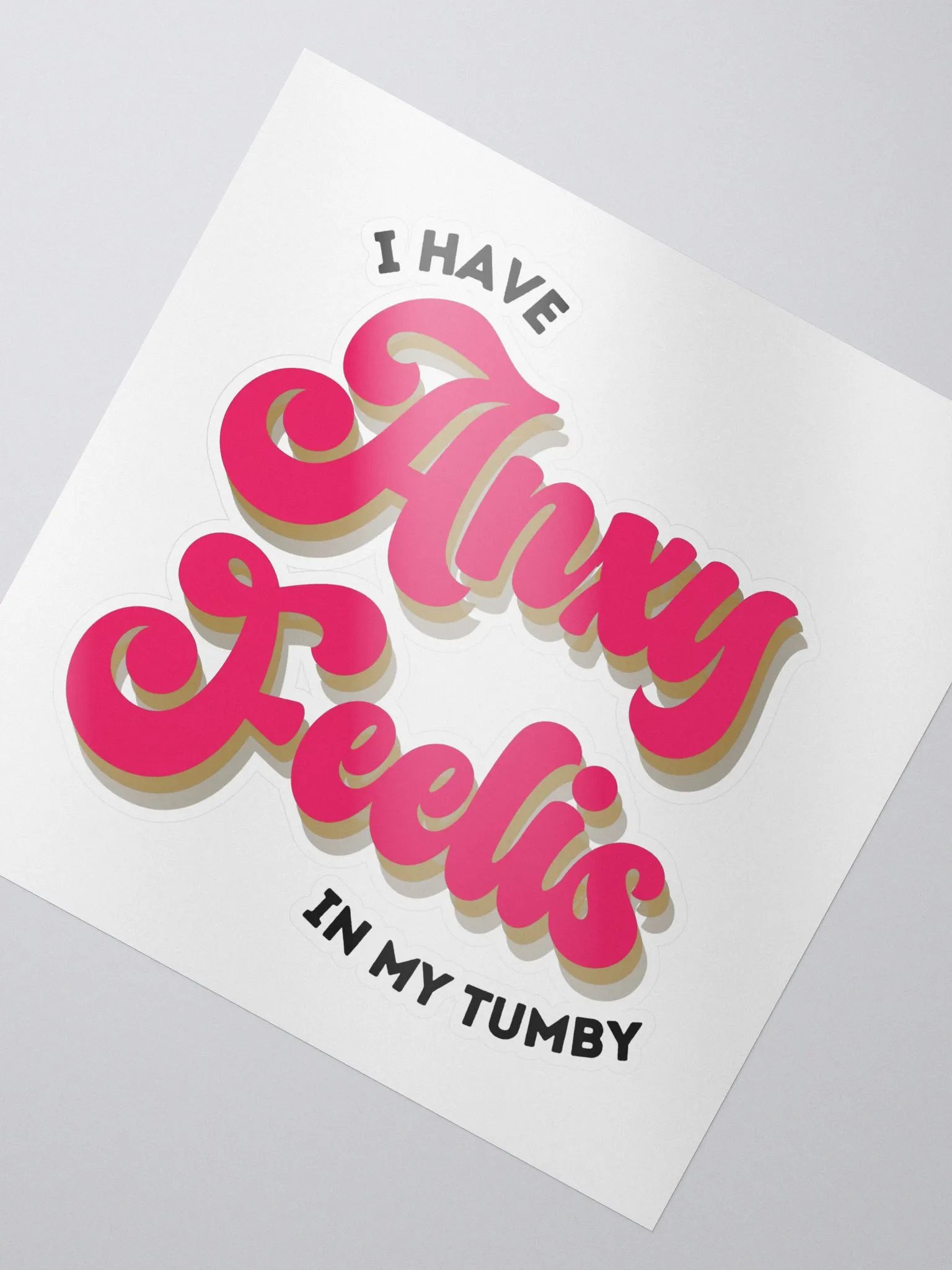 FAF Anxy Feelis Vinyl Sticker product image (2)