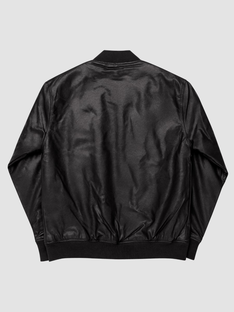 RNJ Faux Leather Bomber Jacket - Threadfast product image (2)