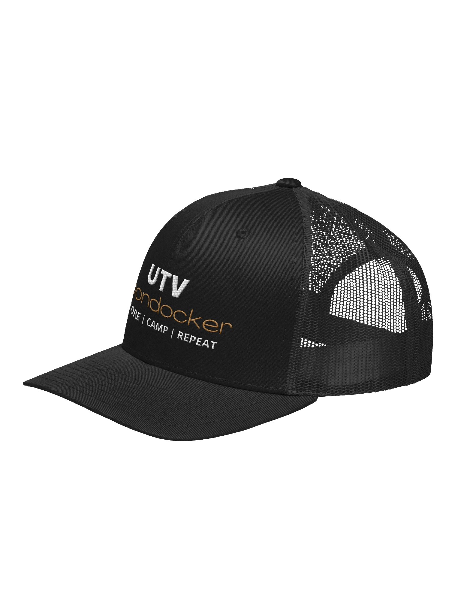 Embroidered Logo Retro Trucker Hat product image (4)