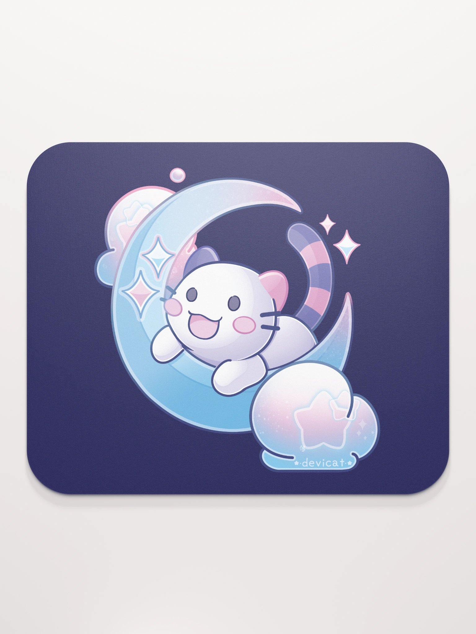 CandiCat on the Moon 2025 Mouse Pad product image (2)