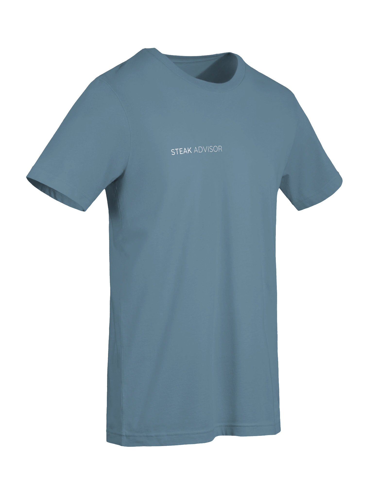 Black Minimal Steak Advisor Logo T-Shirt product image (67)