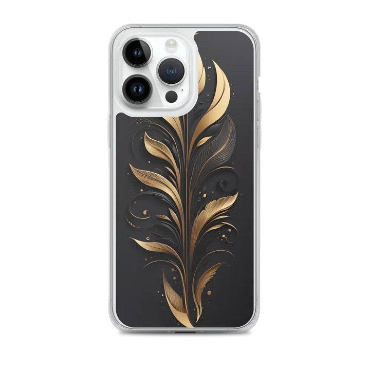 MagSafe® Clear Case for iPhone® – The golden Leaves product image (2)
